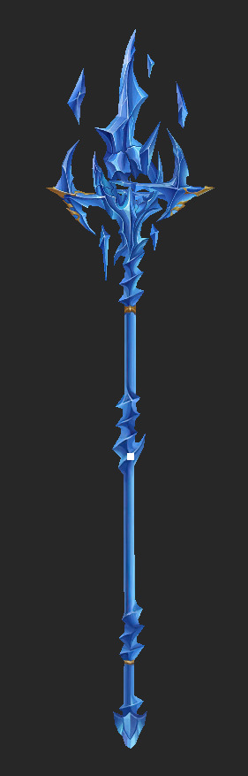 Weapons Pack 08 -  Frozen Throne Weapons Low-poly 3D model_3
