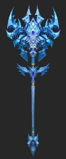 Weapons Pack 08 -  Frozen Throne Weapons Low-poly 3D model_14
