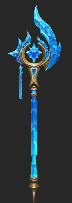Weapons Pack 08 -  Frozen Throne Weapons Low-poly 3D model_4