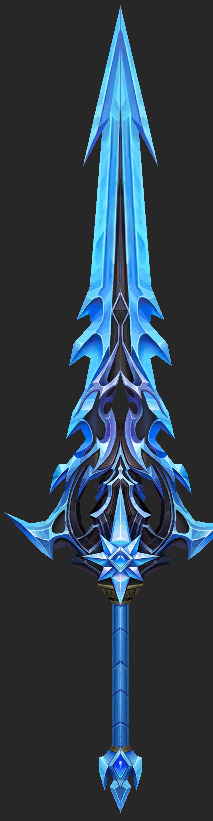 Weapons Pack 08 -  Frozen Throne Weapons Low-poly 3D model_11
