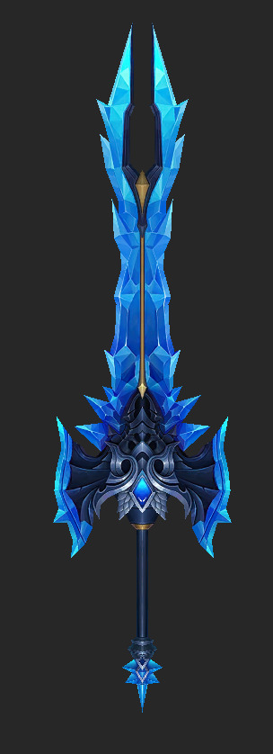 Weapons Pack 08 -  Frozen Throne Weapons Low-poly 3D model_7