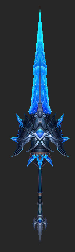 Weapons Pack 08 -  Frozen Throne Weapons Low-poly 3D model_10