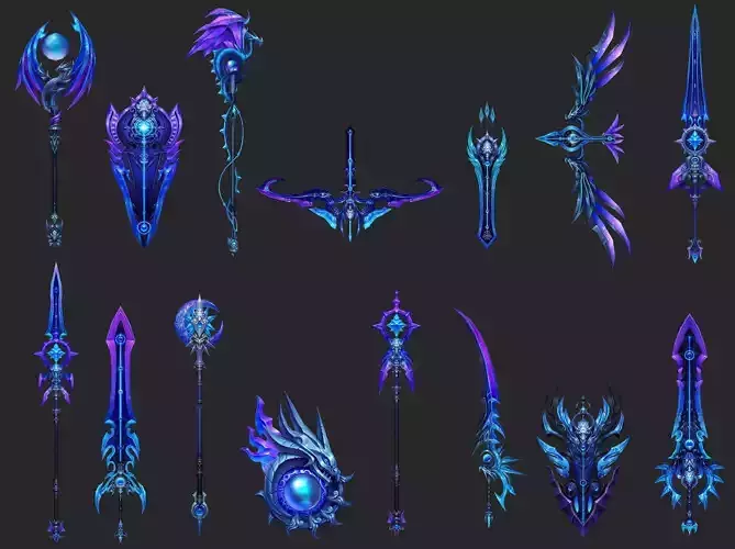 Weapons Pack 05 -  Umbral Eclipse Weapons