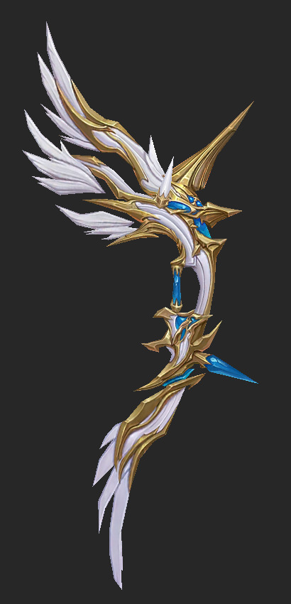 Weapons Pack 04 - Aetherian Sanctum Weapons Low-poly 3D model_6