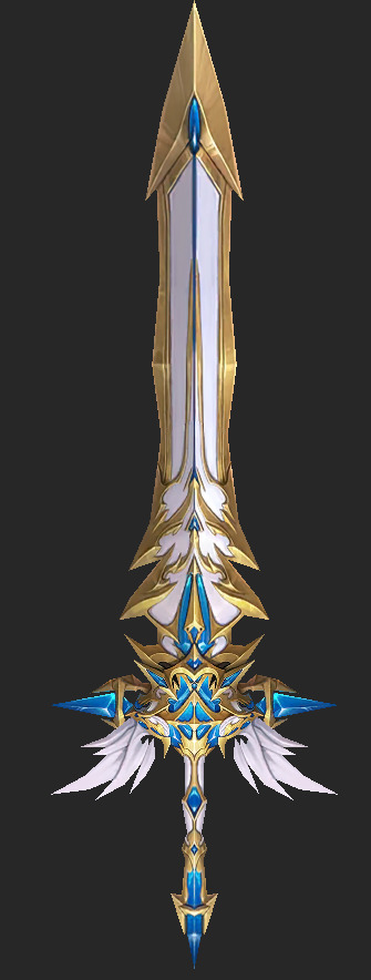 Weapons Pack 04 - Aetherian Sanctum Weapons Low-poly 3D model_12