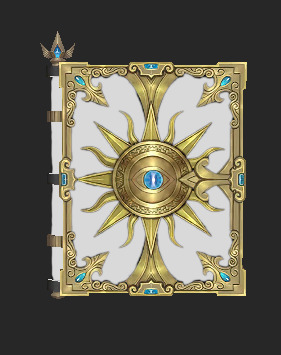 Weapons Pack 04 - Aetherian Sanctum Weapons Low-poly 3D model_8