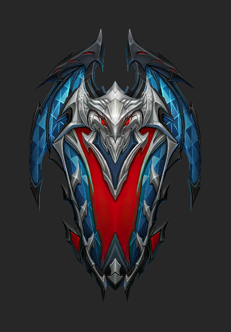 Weapons Pack 03 - Crimson Vortex Weapons Low-poly 3D model_2