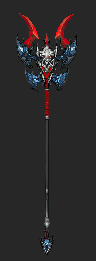 Weapons Pack 03 - Crimson Vortex Weapons Low-poly 3D model_3