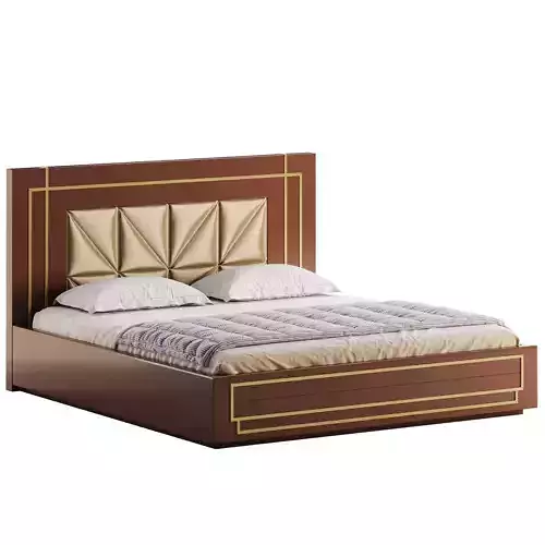 Timber Diamond Bed