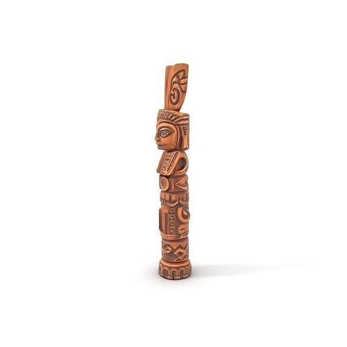 Polynesian Totem Ornament Model Pack Low-poly 3D model