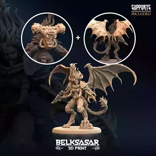 Throneborn of Ash 3D print model