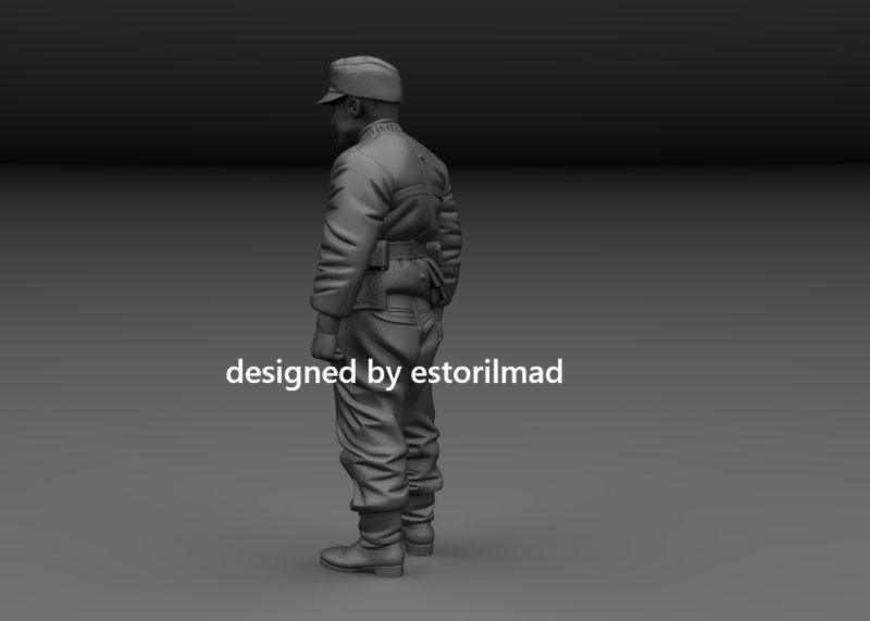 WW2 GERMAN TANKER TIGER PANTHER V2 3D print model_2