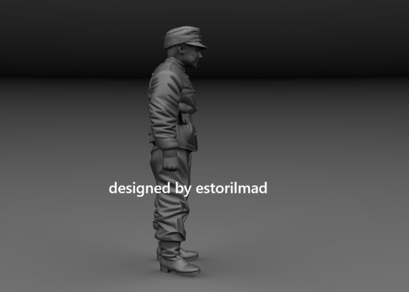 WW2 GERMAN TANKER TIGER PANTHER V2 3D print model_1