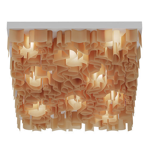 Wave ceiling 3D model
