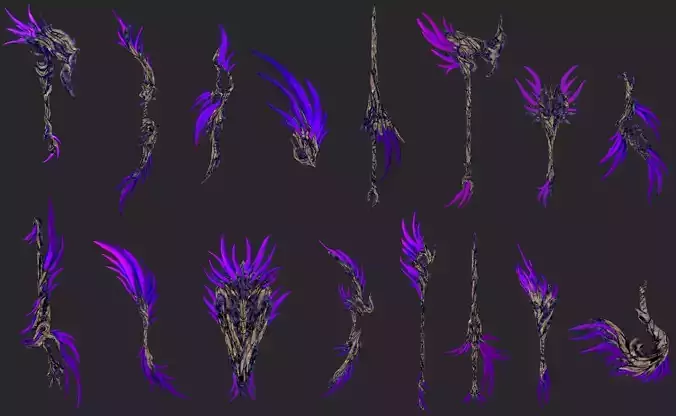 Legendary Kralkatorrik Weapons Set