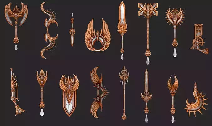 Sanctified Weapons Set