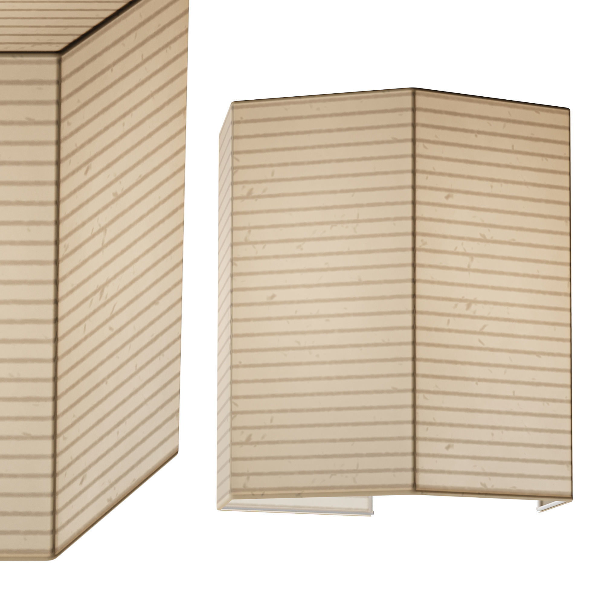 Yamagiwa Junzo Yoshimura Wall Light Lamp 3D model_5