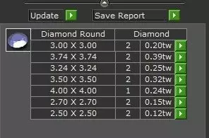 9 rings engagement ring gold with diamonds 3D print model_0