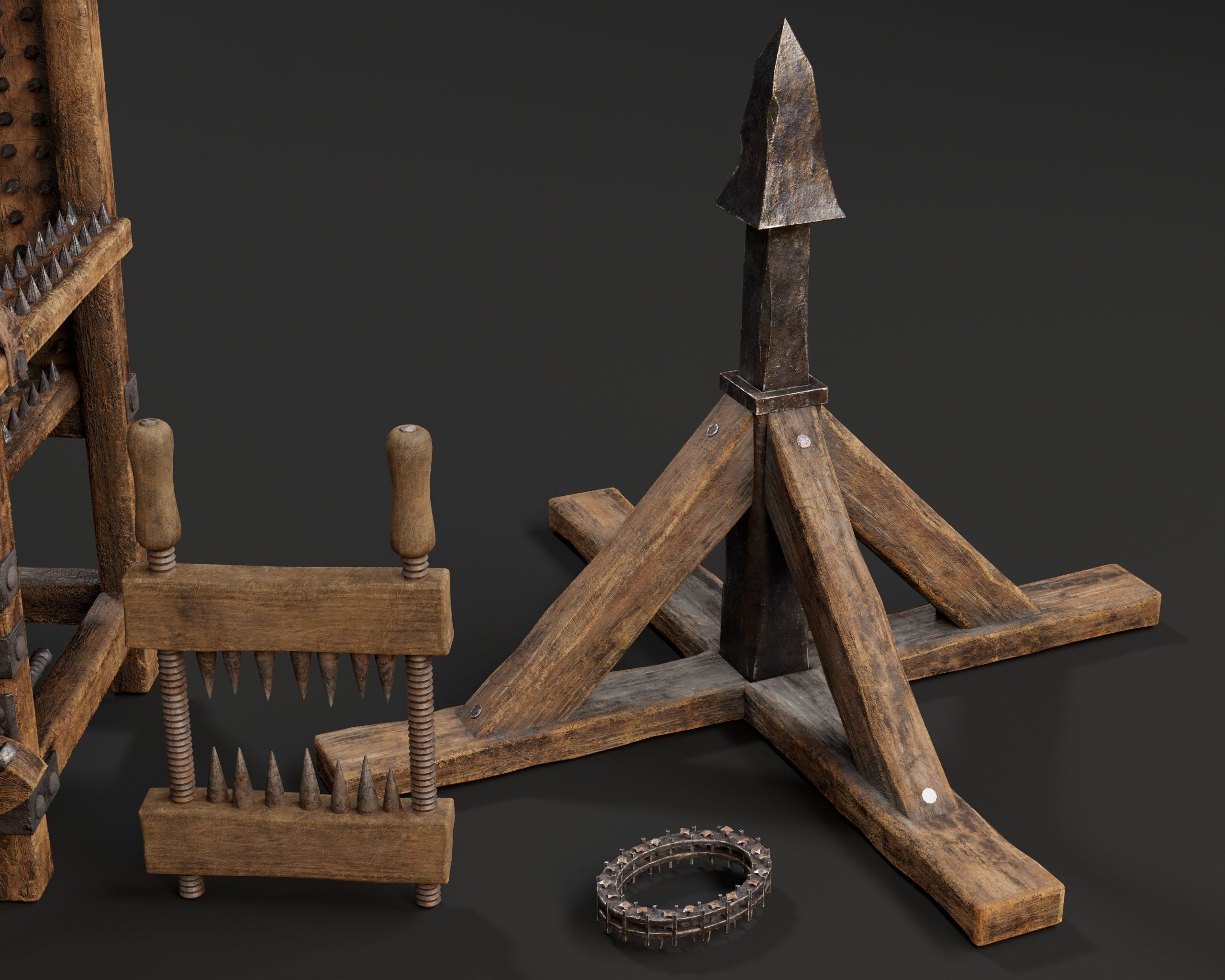 Medieval Torture Pack 3 3D Model Collection_5