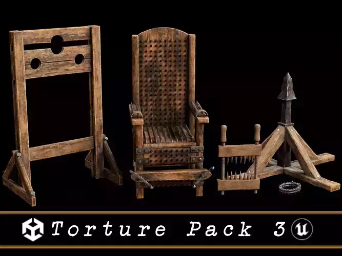Medieval Torture Pack 3 3D Model Collection