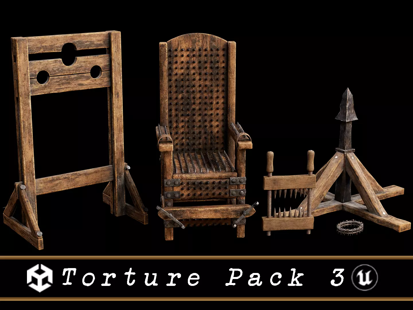 Medieval Torture Pack 3 3D Model Collection_0