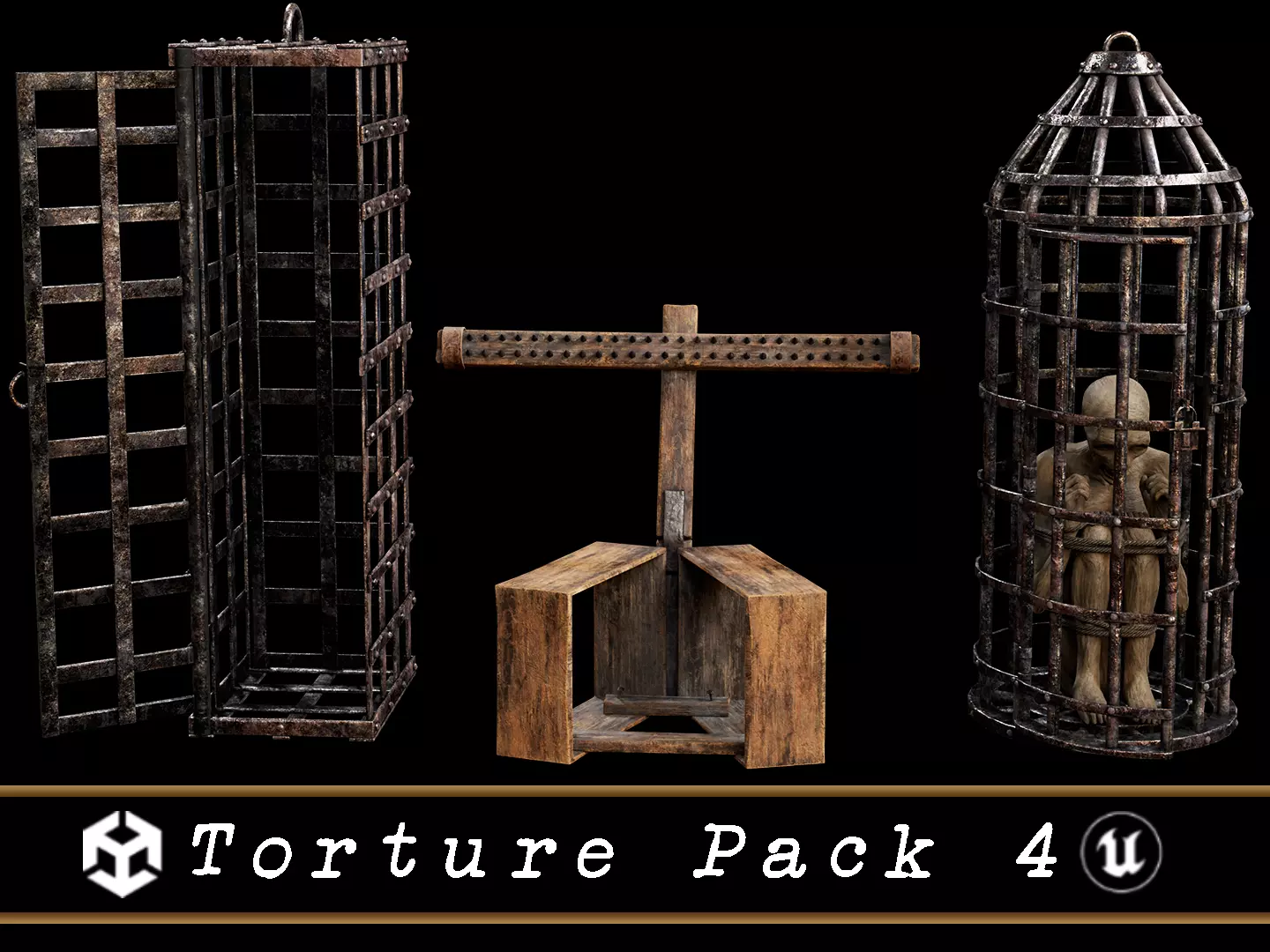 Medieval Torture Pack 4 3D Model Collection_0