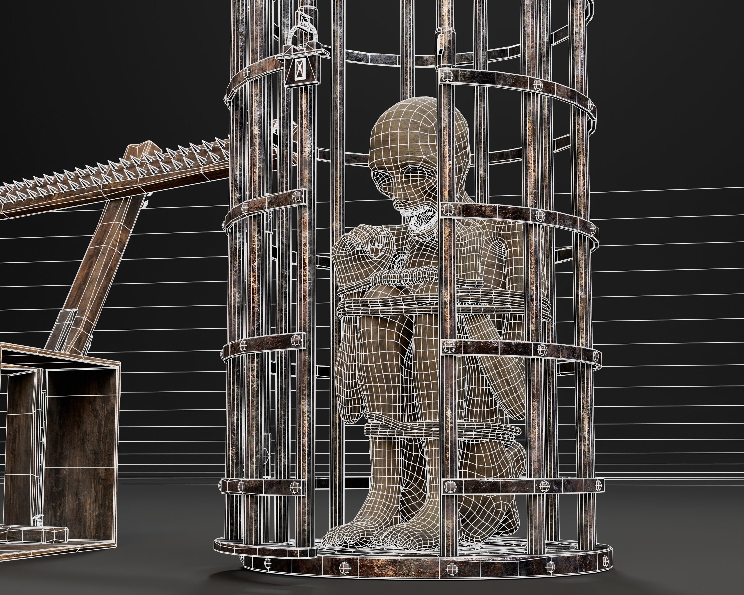 Medieval Torture Pack 4 3D Model Collection_10