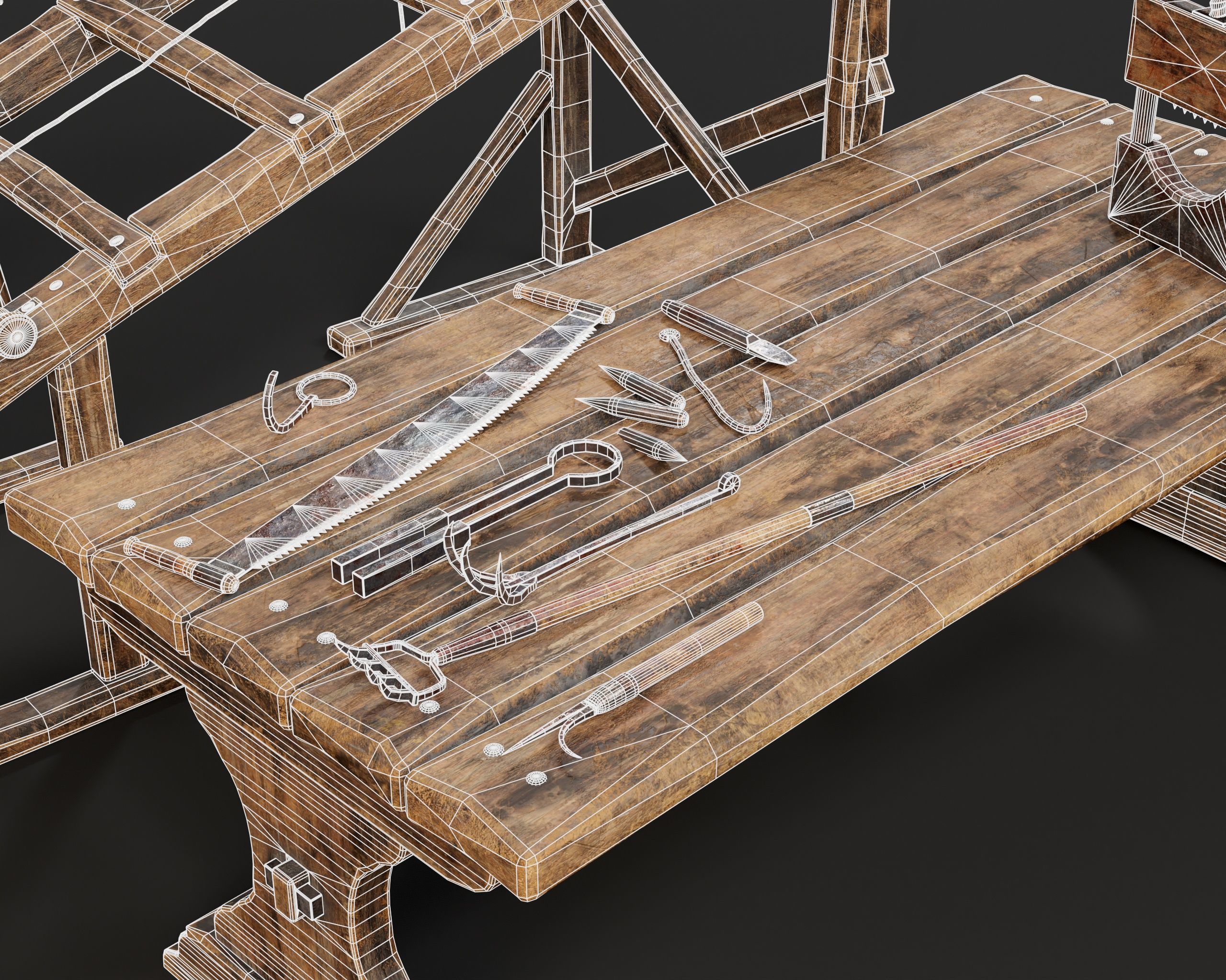 Medieval Torture Pack 5 3D Model Collection_4