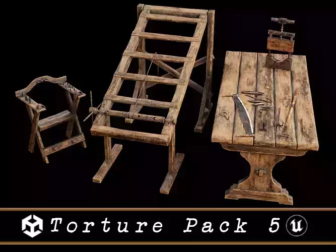 Medieval Torture Pack 5  3D Model Collection