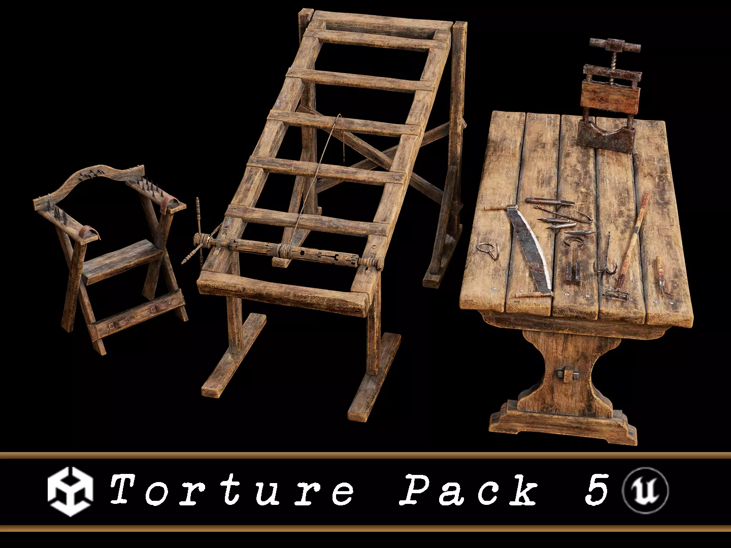 Medieval Torture Pack 5 3D Model Collection_0