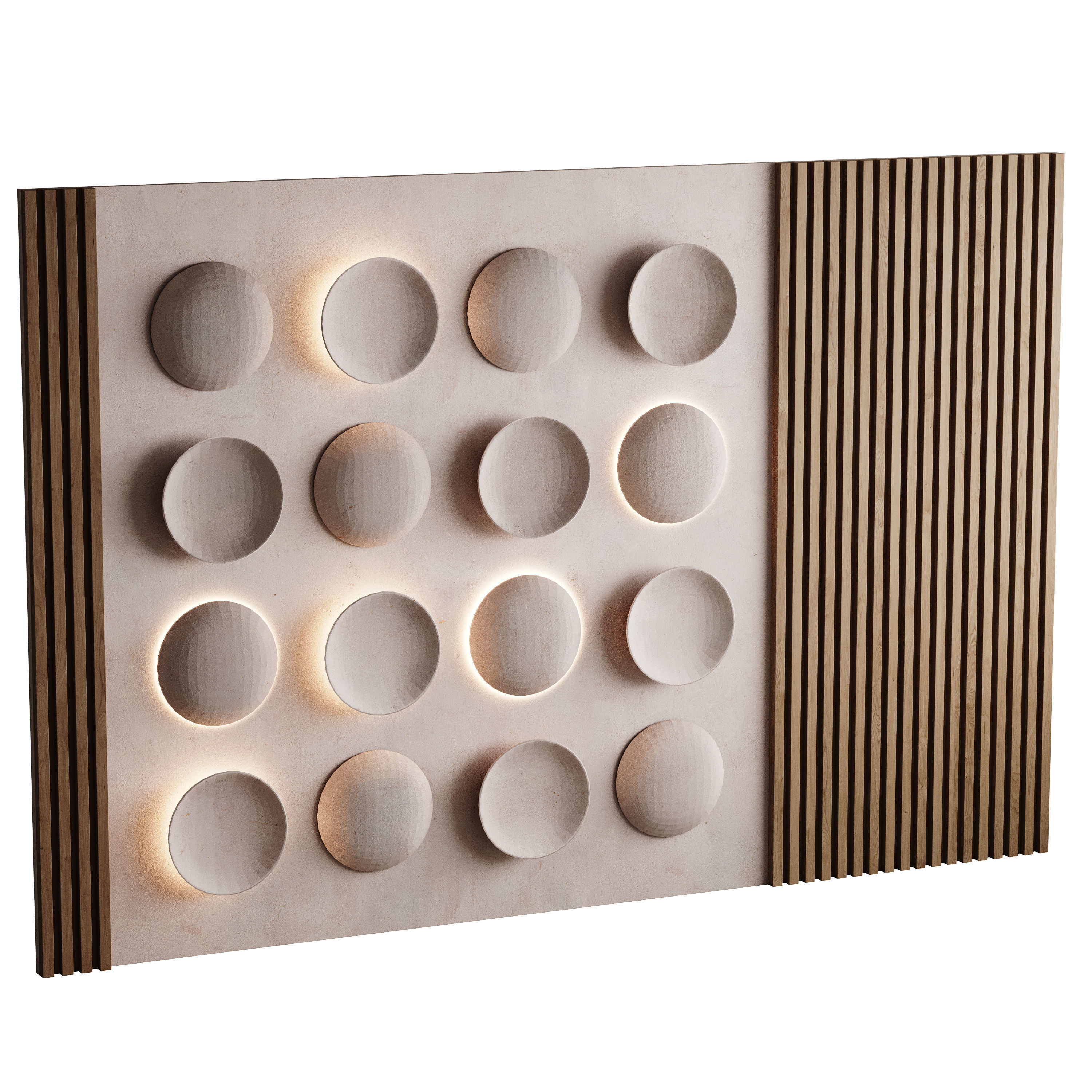 3d Wall Panel 2 Headboard 3D model_5