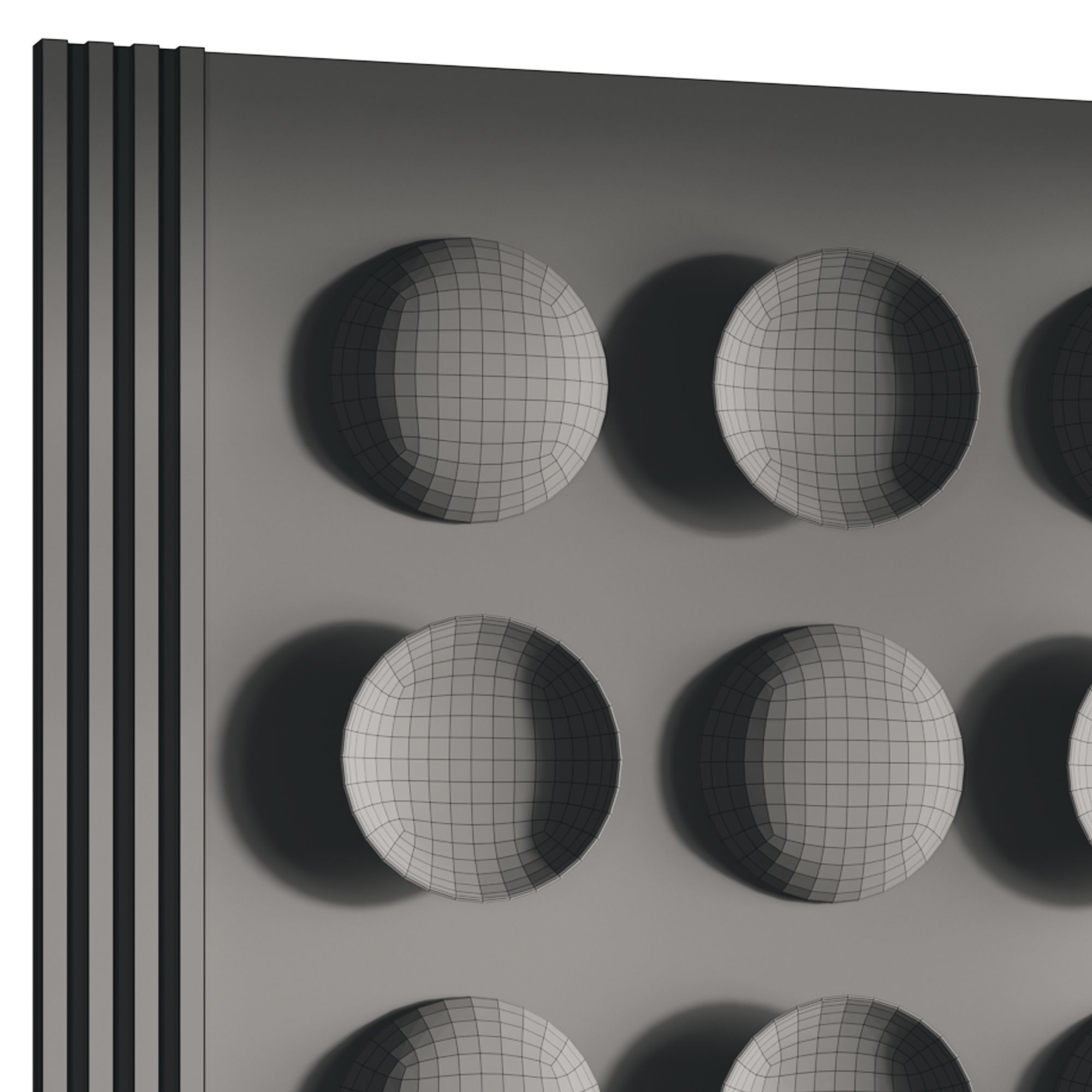 3d Wall Panel 2 Headboard 3D model_11