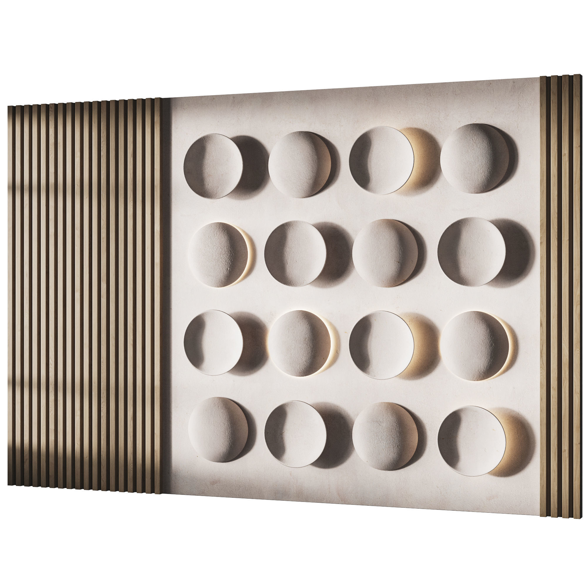 3d Wall Panel 2 Headboard 3D model_2