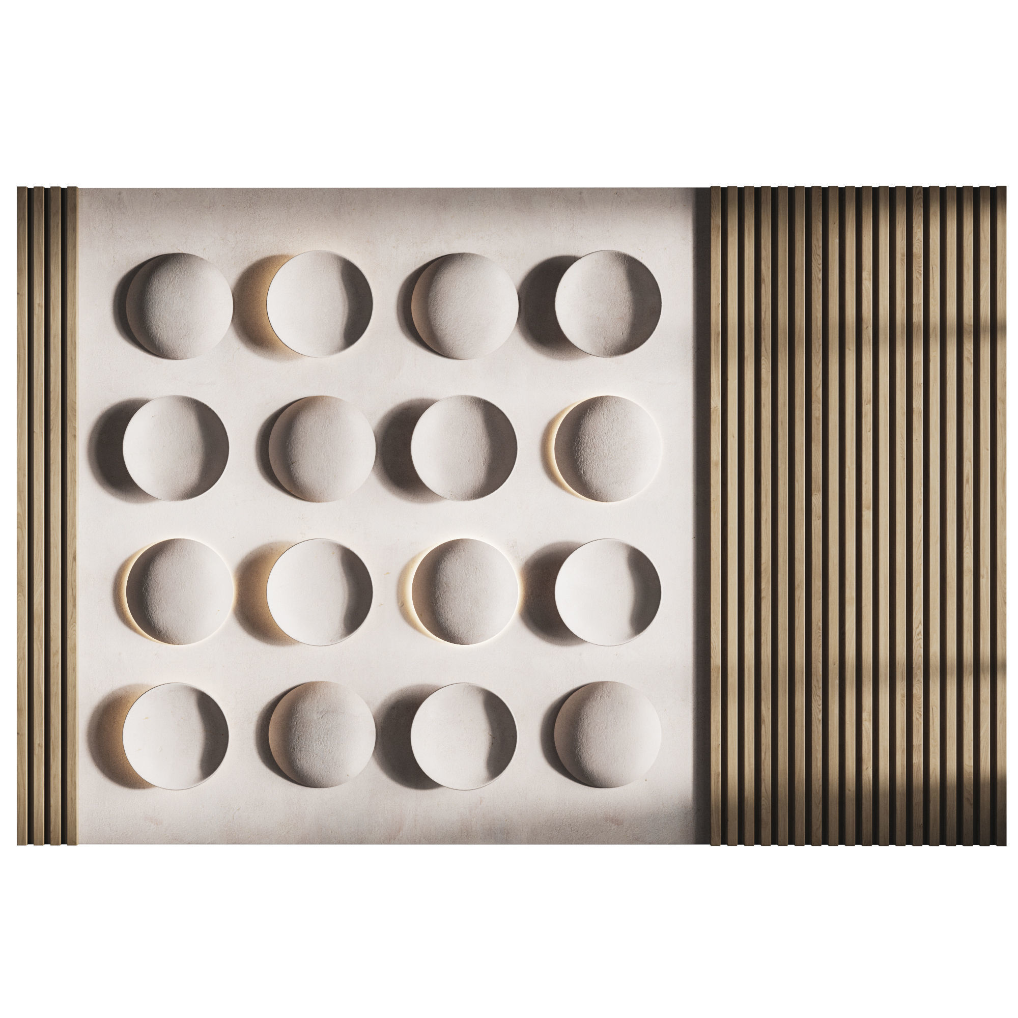 3d Wall Panel 2 Headboard 3D model_1