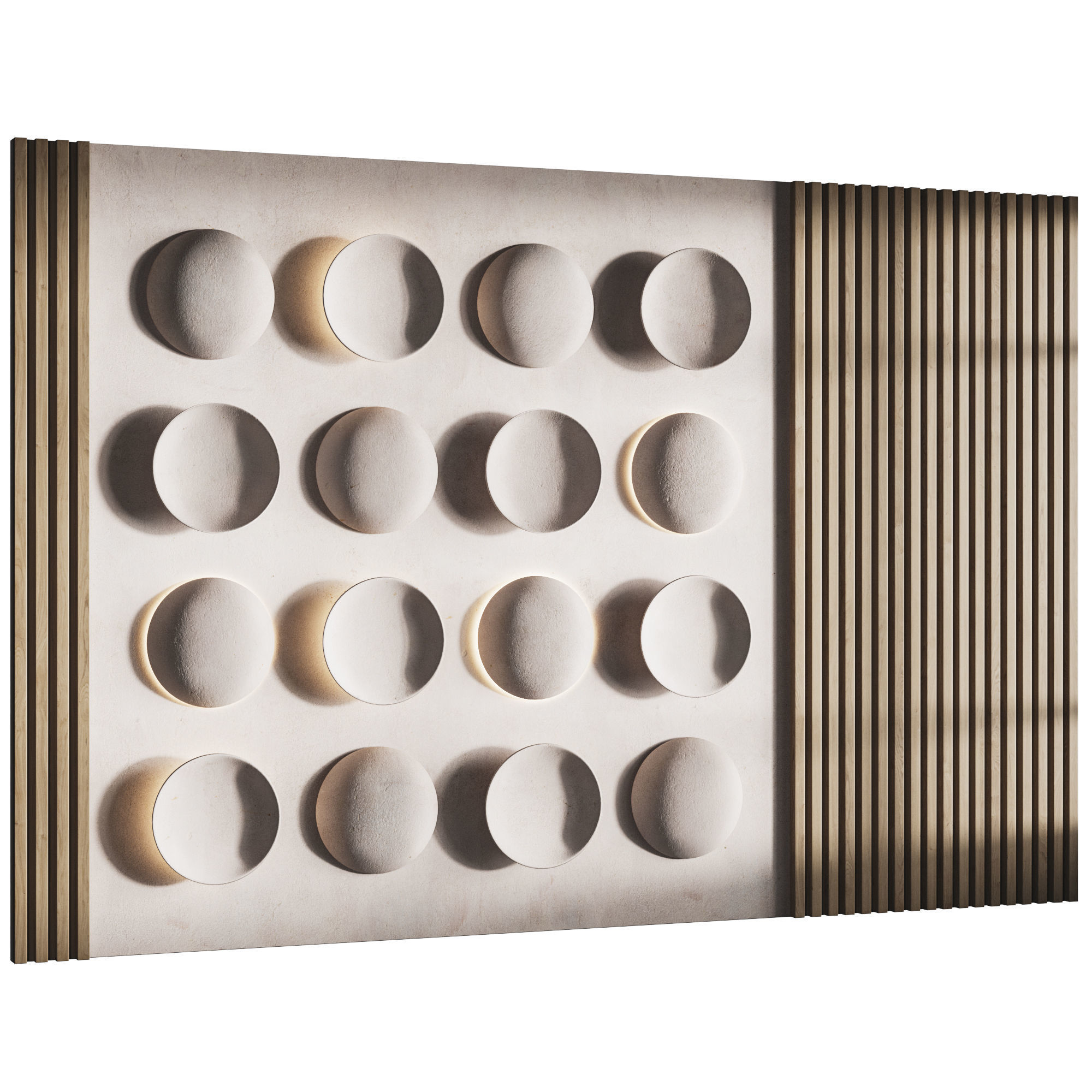 3d Wall Panel 2 Headboard 3D model_3