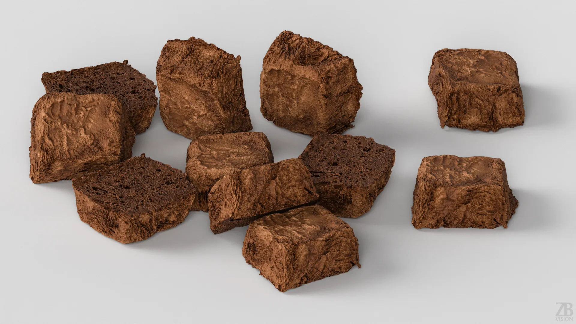 Soy Stone 3D model_2
