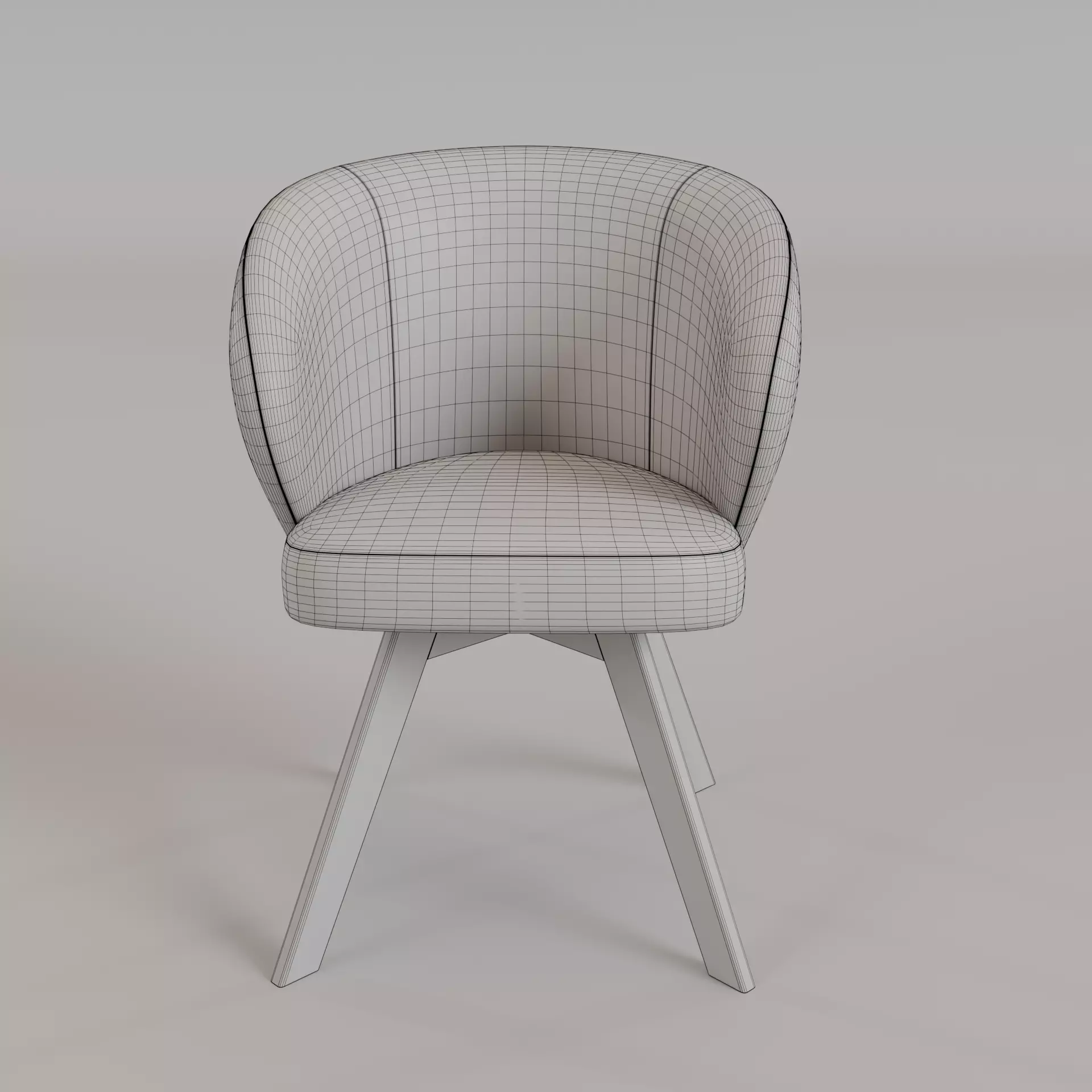Cooper Dining Chair 3D model_2