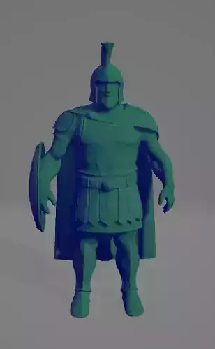 Beginner Spartan warrior 3D print model