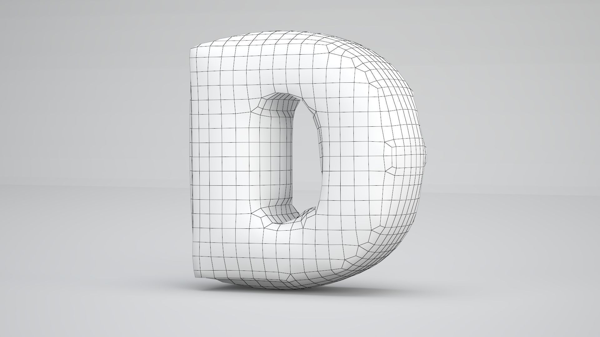 D Balloon Silver 3D model_6