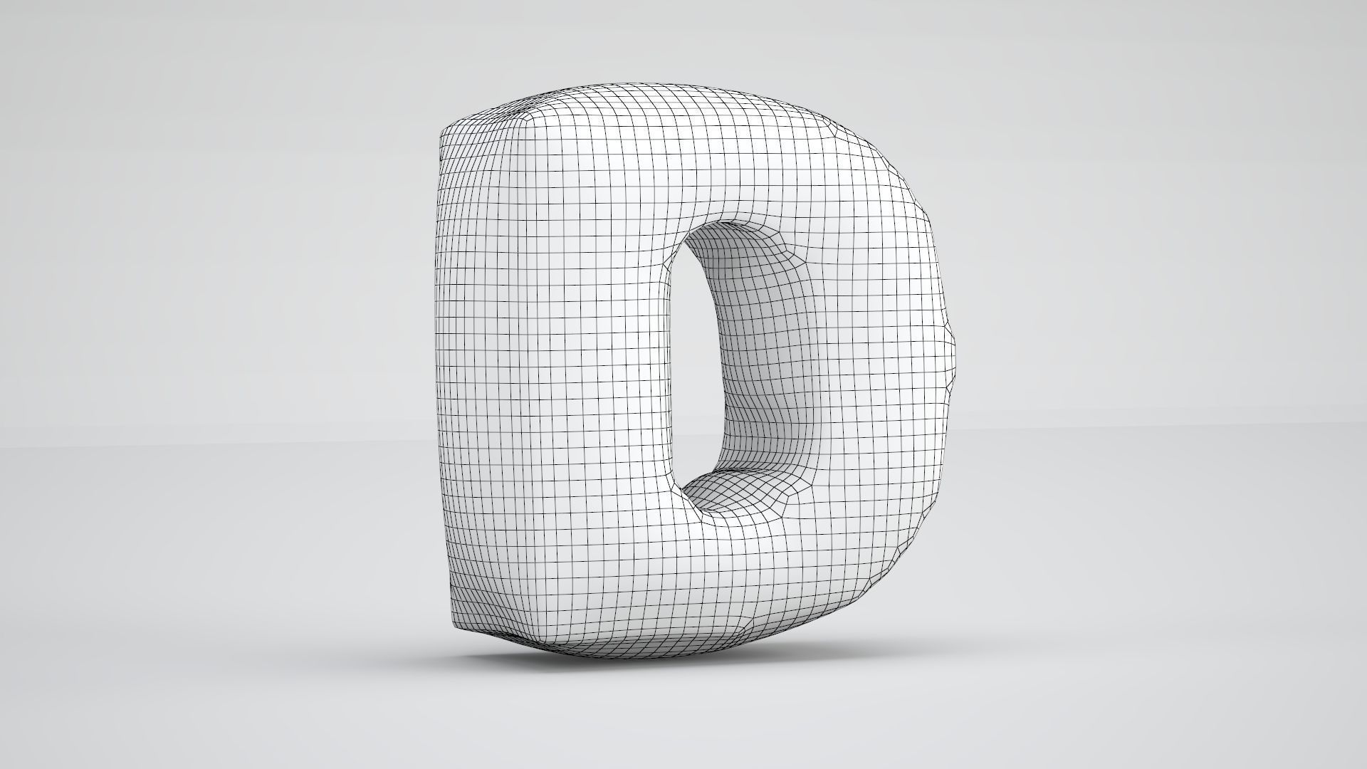 D Balloon Silver 3D model_10