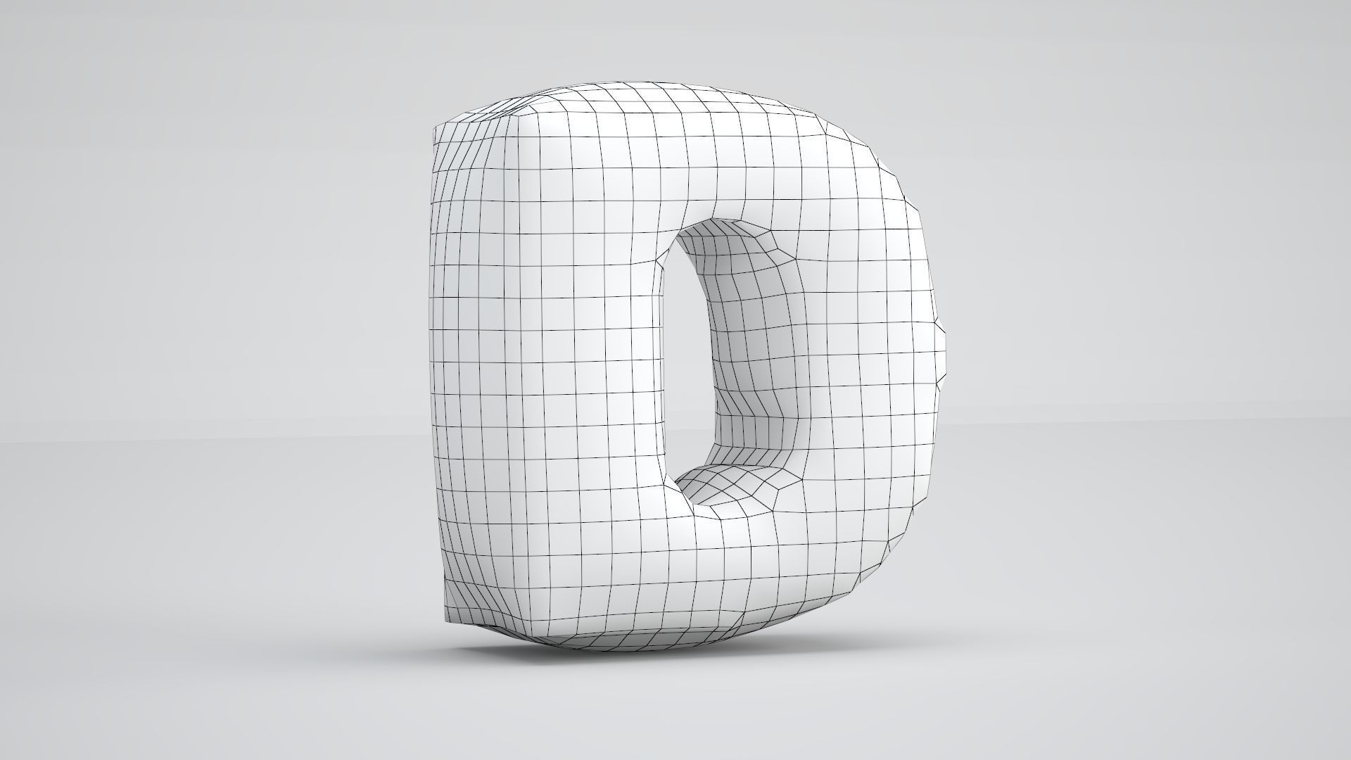 D Balloon Silver 3D model_9