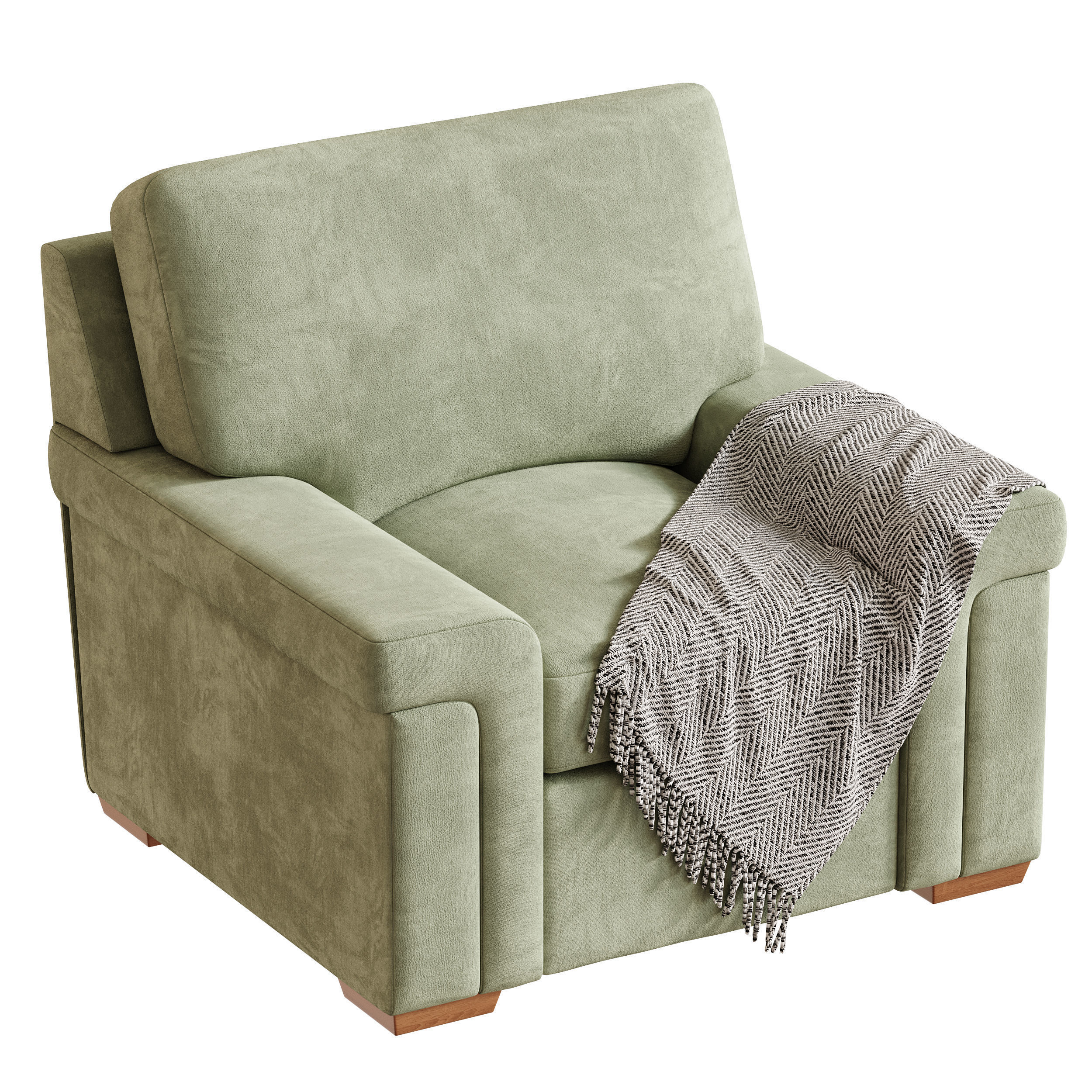 Blanchard Fabric Chair 3D model_8