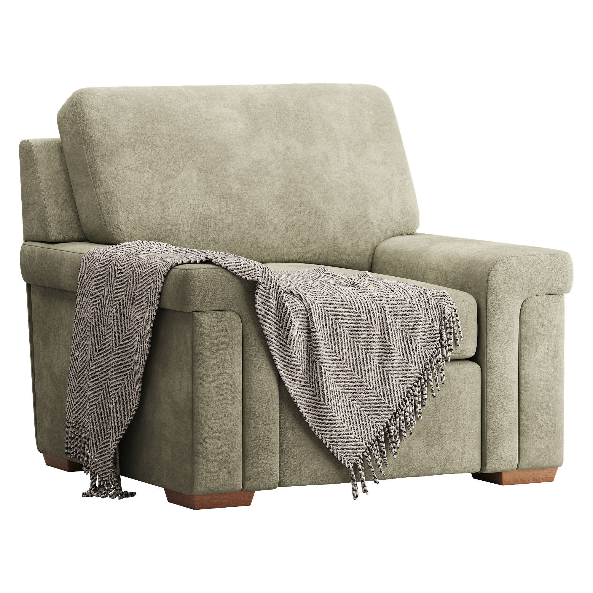 Blanchard Fabric Chair 3D model_6