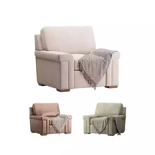 Blanchard Fabric Chair 3D model