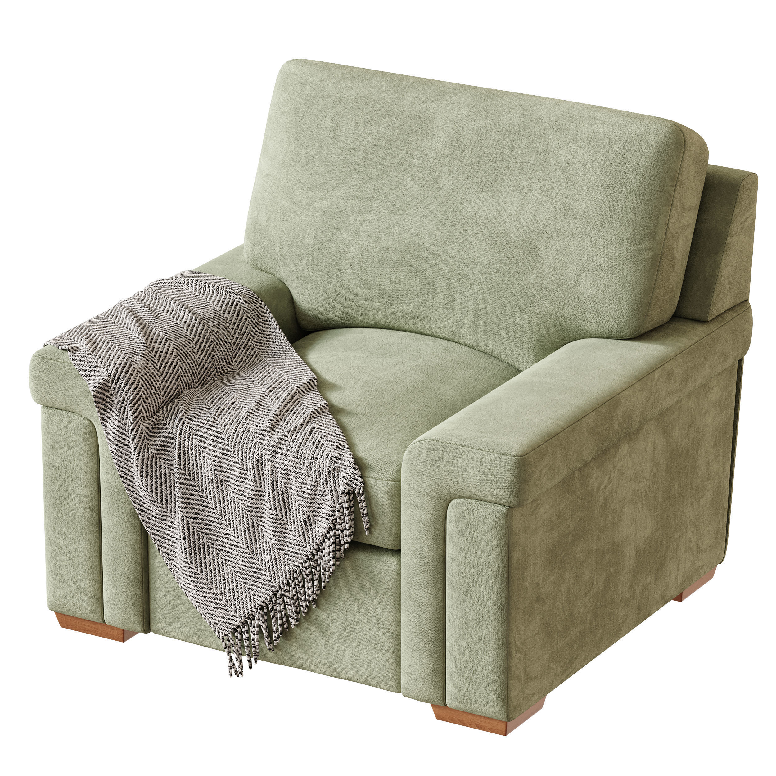 Blanchard Fabric Chair 3D model_9