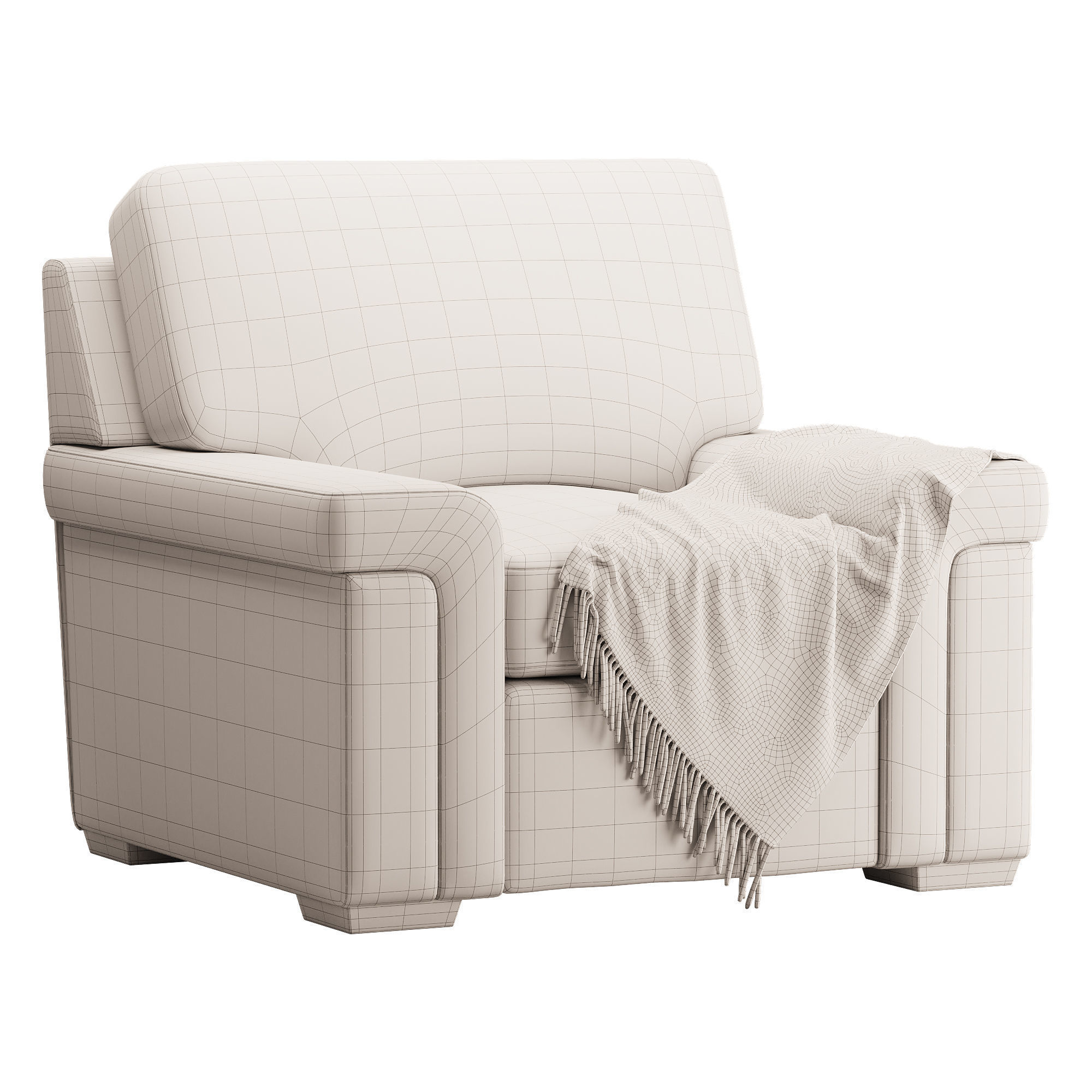 Blanchard Fabric Chair 3D model_13