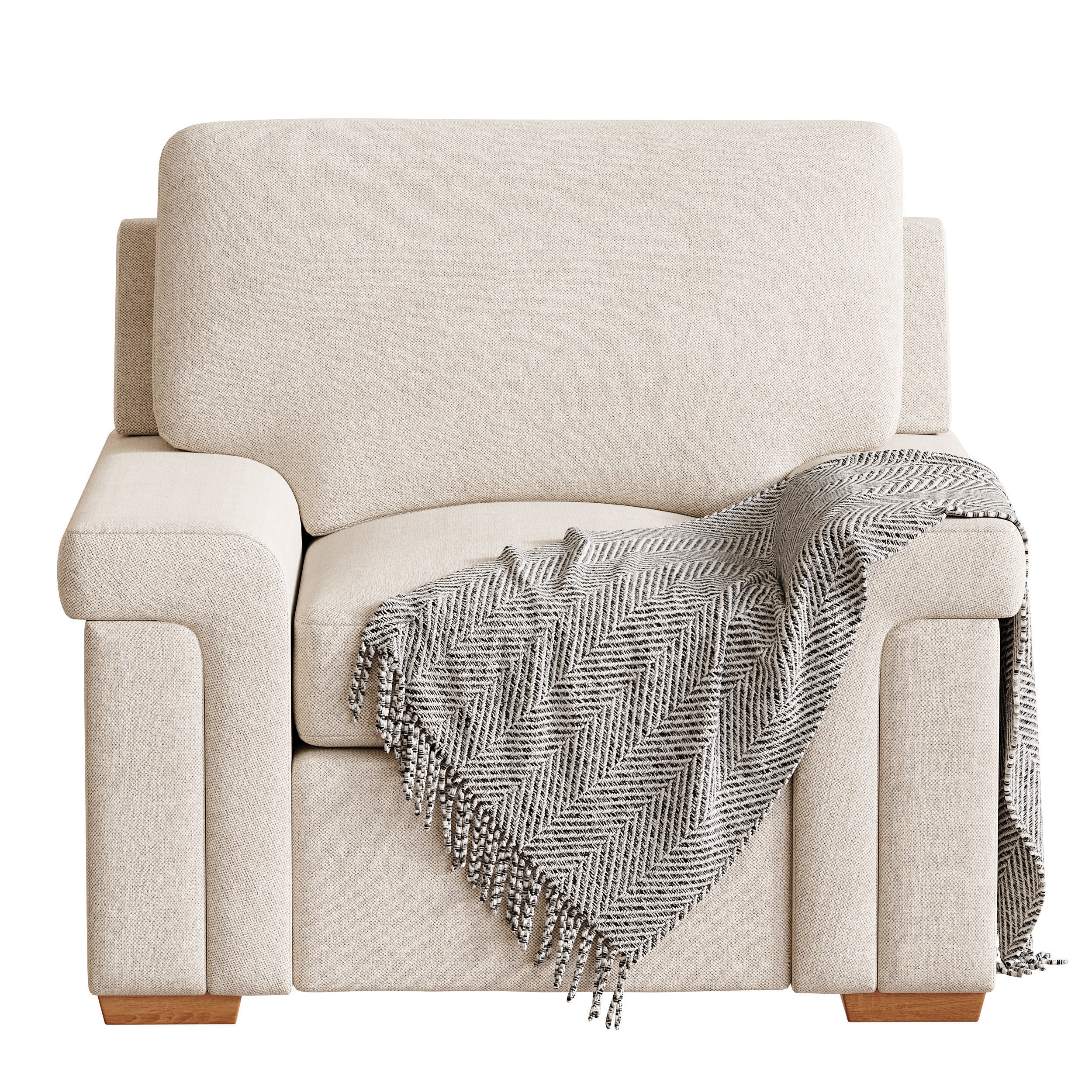 Blanchard Fabric Chair 3D model_10