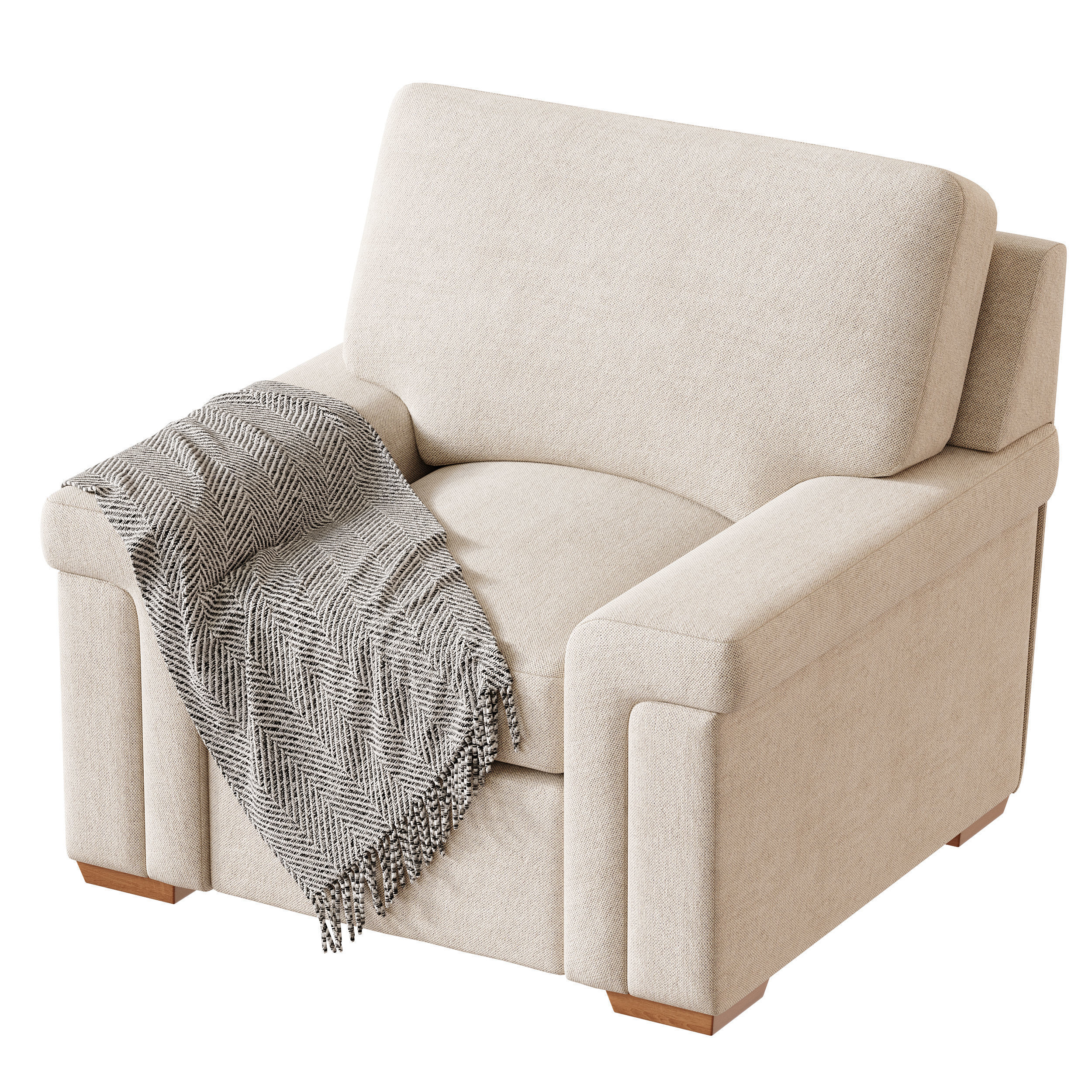 Blanchard Fabric Chair 3D model_12