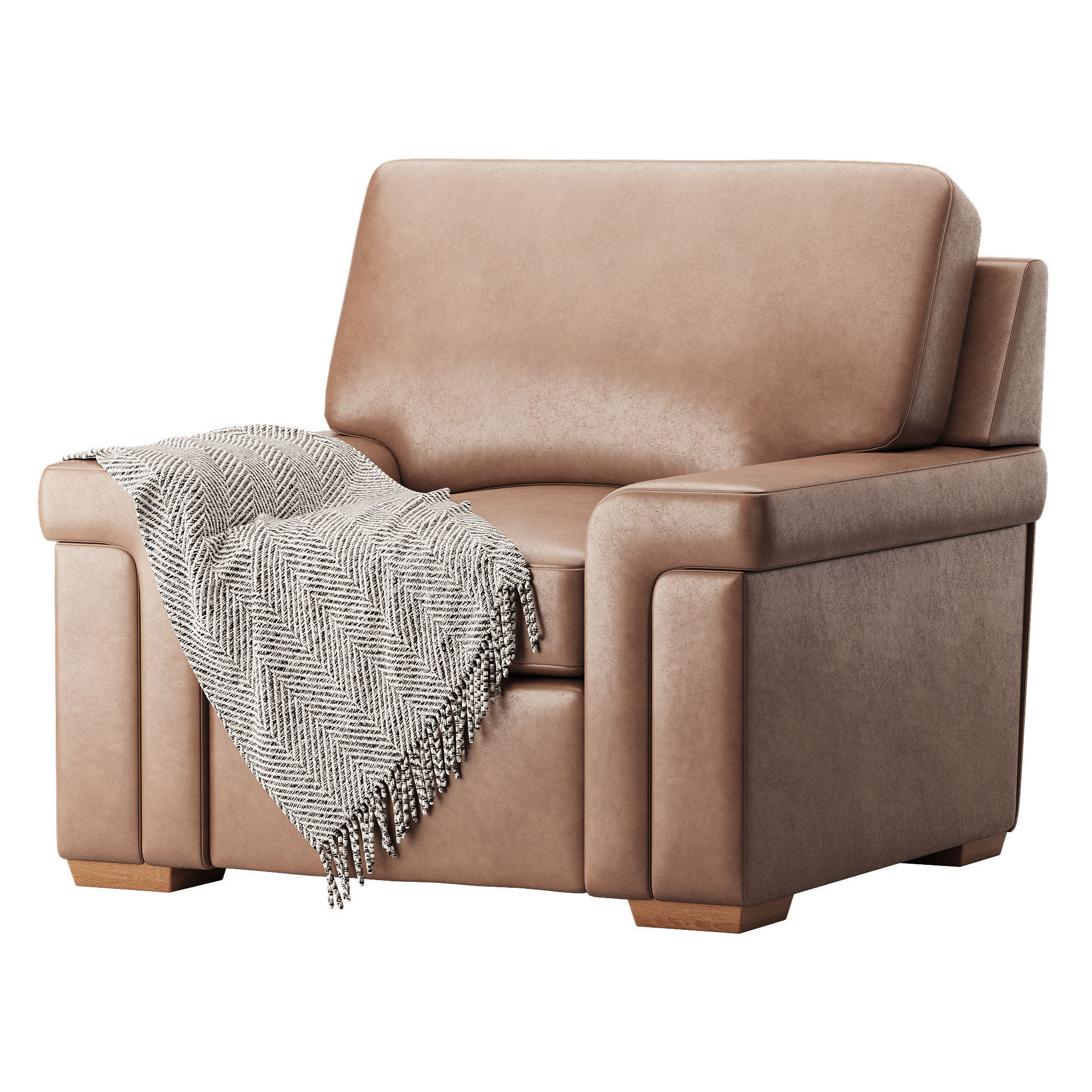 Blanchard Fabric Chair 3D model_5