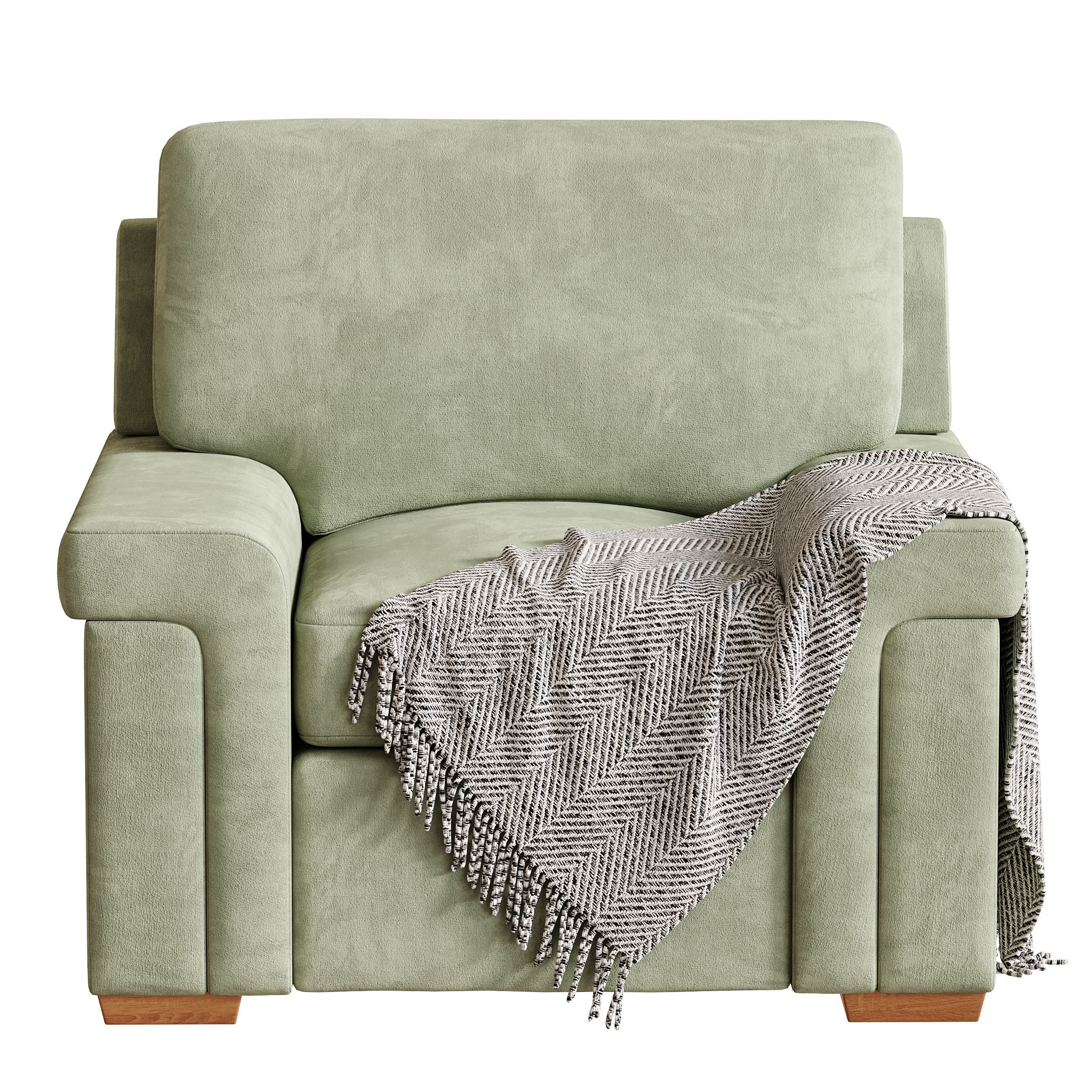 Blanchard Fabric Chair 3D model_7